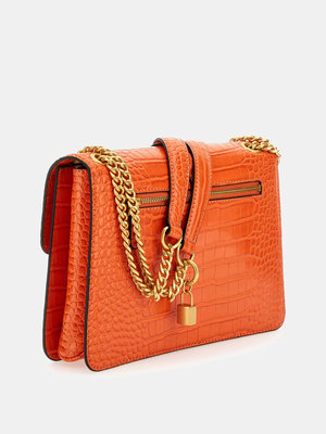 James crossbody – GUESS, Oranžová barva Ženy