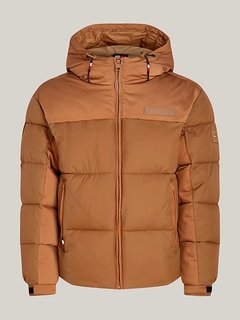 New York Hooded bunda Hnědá barva Muži