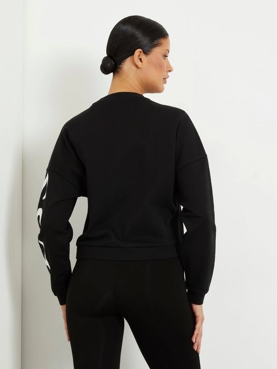 Módní Giulia mikina, Černá barva, 2024