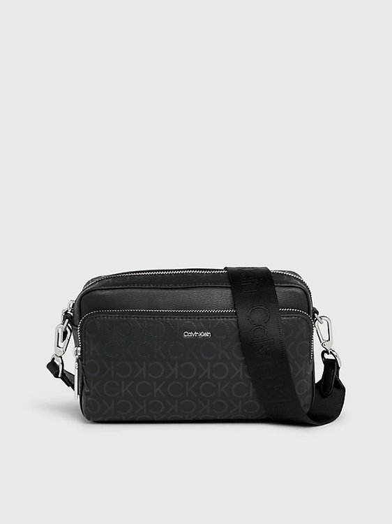 Calvin Klein Jeans – Logo crossbody, Černá barva