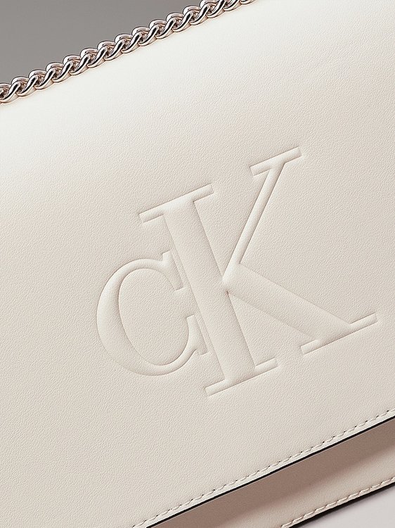 Luxusní Sculpted crossbody, Bílá barva, OS