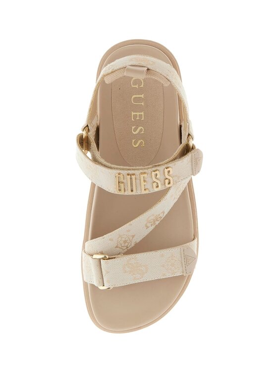 Luxusní FLJFTTFAL03-CREAM KLÍNOVÉ SANDÁLY, 37, 38, 39