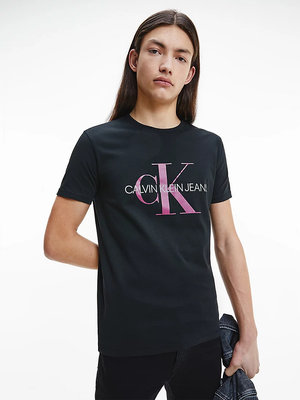 Calvin Klein Jeans, Černá barva Monogram triko