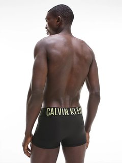 Luxusní Intense Power boxery 2ks, Černá, Žlutá barva, M, L, XL