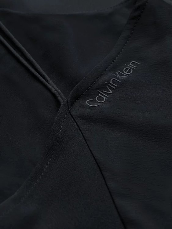 Slip šaty Černá barva Ženy