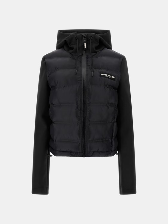 GUESS, Černá barva New Dahlia bunda
