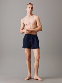 Woven boxer 3ks Modrá barva Muži