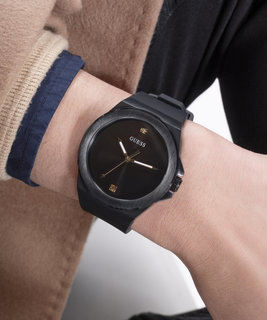 GUESS, Černá barva Vinyl hodinky