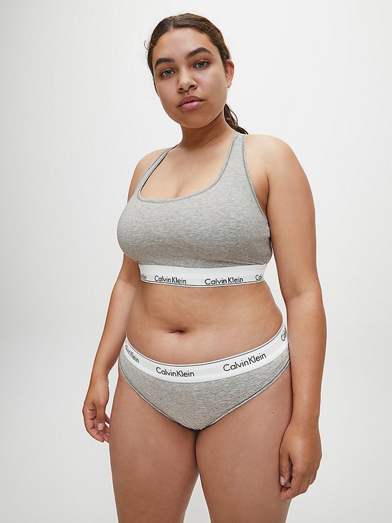 Modern Tanga – Calvin Klein Underwear, Šedá barva Ženy