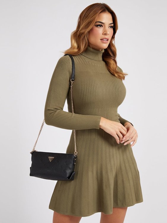 Luxusní Helaina crossbody, Černá barva, T/U