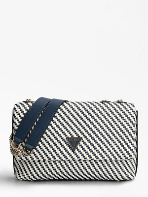 Módní Downtown Hassie crossbody, Bílá, Modrá barva, 2022