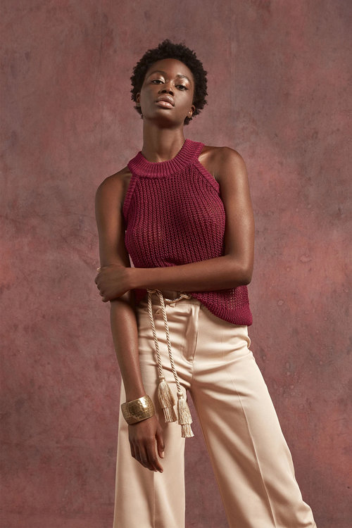 Nenette – Meddy svetr, Bordó barva