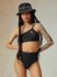 Módní Pride plavky - Horní díl, Černá barva, 2022