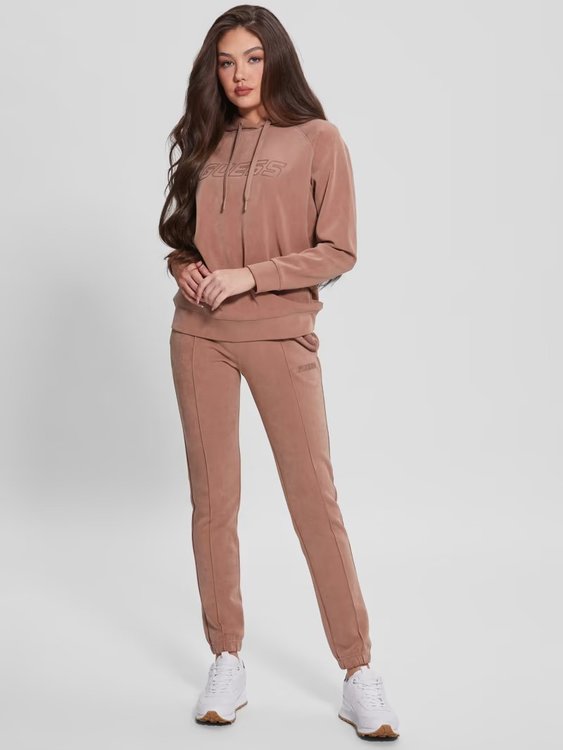 Luxusní Euphemia mikina, Hnědá barva, XS