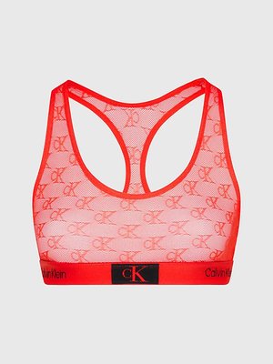 Calvin Klein Underwear – 1996 Logo Lace podprsenka, Červená barva
