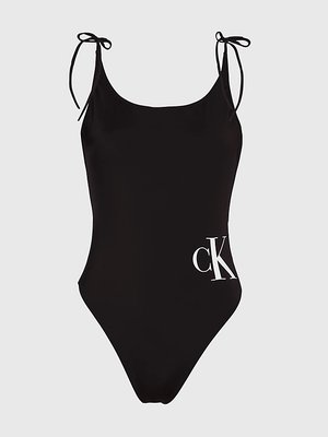 Calvin Klein Swimwear – CK Monogram plavky - dárková sada, Černá barva