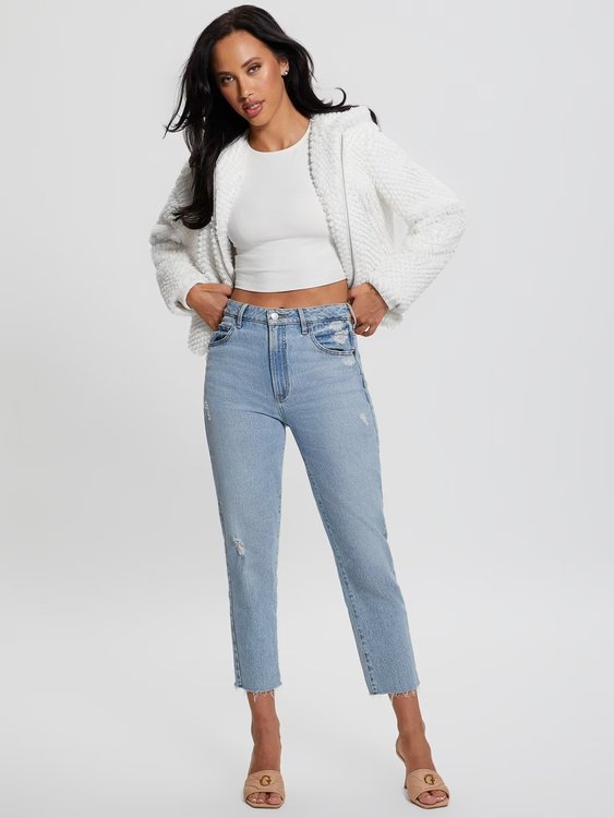 Luxusní New Theoline bunda, Bílá barva, XS, S, M, L