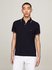 Tommy Hilfiger – Core Tommy Tipped Slim triko, Modrá barva