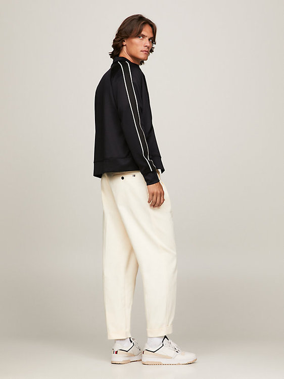 Luxusní Monotype Track mikina, Černá barva, S, M, L, XL, XXL