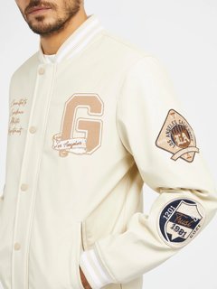 Varsity bomber Béžová barva Muži
