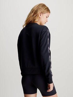 Cropped French mikina – Calvin Klein Performance, Černá barva Ženy