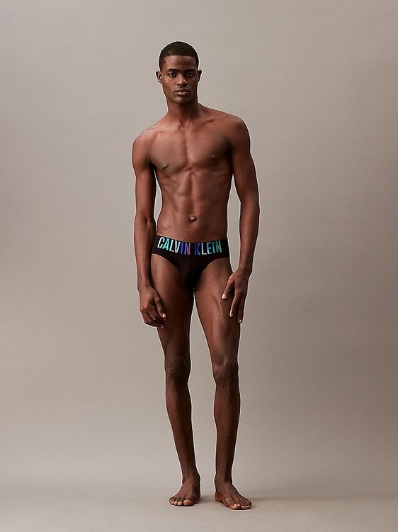 Pride Cotton slipy Černá barva Muži