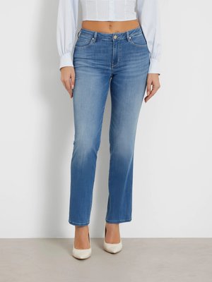 GUESS – Sexy Straight jeans, Modrá barva