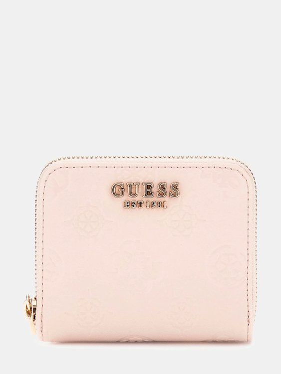 GUESS – JENA SLG SMAL MALÁ PENĚŽENKA, Růžová barva