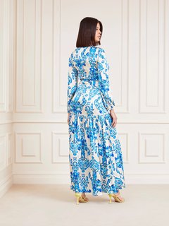 Luxusní Nomad Maxi šaty, Modrá barva, 40, 42, 44, 46