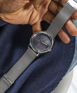 GUESS – Reputation hodinky, Černá, Stříbrná barva 1