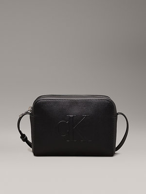 Calvin Klein Jeans – Sculpted crossbody, Černá barva