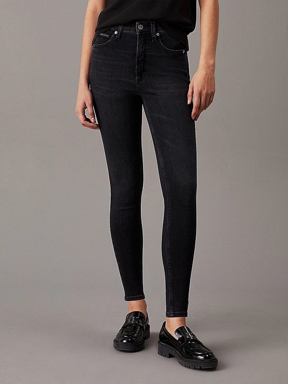 Calvin Klein Jeans – High Rise jeans, Černá barva
