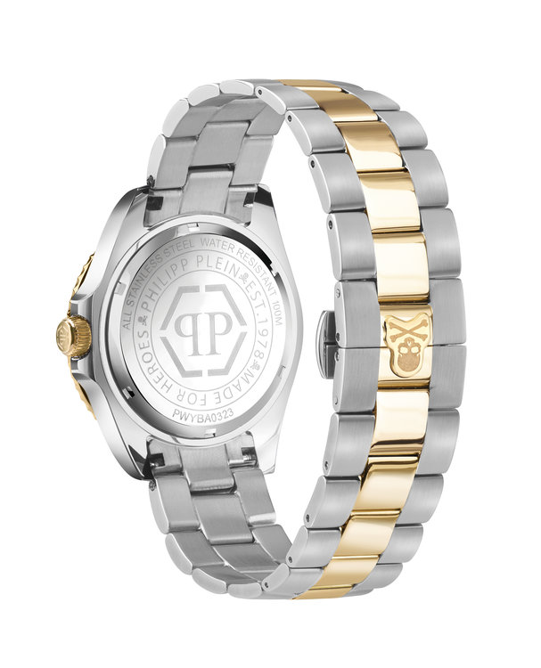 GMT-I CHALLENGER hodinky – Philipp Plein, Černá, Stříbrná, Zlatá barva Muži