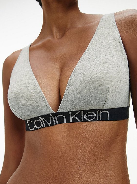 Luxusní 000QF6577E-PGK podprsenka UNLINED TRIANGLE, M, L