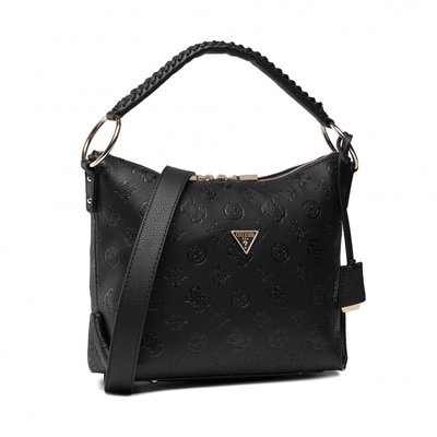 Helaina hobo kabelka – Guess, Černá barva Ženy