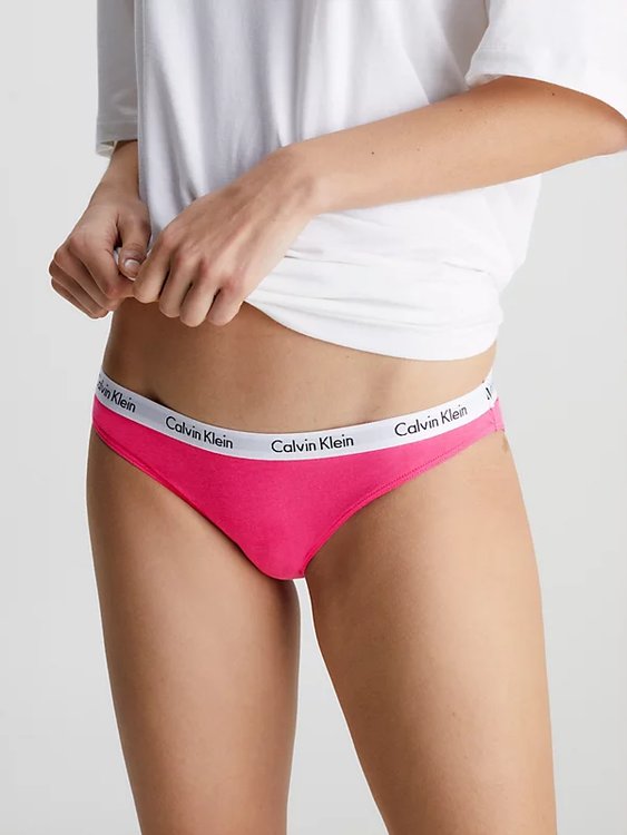 Carousel bikiny 3ks – Calvin Klein Underwear, Růžová, Šedá barva Ženy