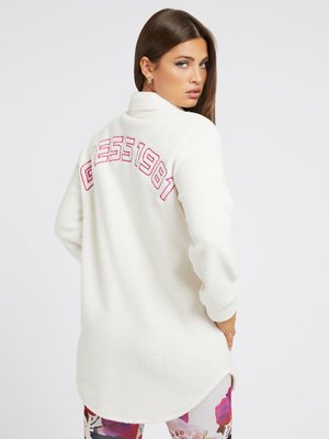 Charla košilová bunda – GUESS, Bílá barva Ženy