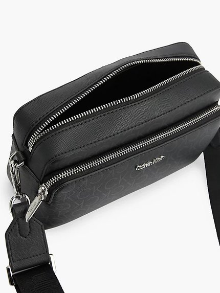 Módní Camera crossbody, Černá barva, 2023