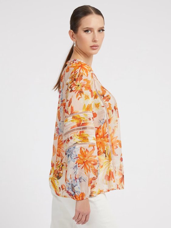 Gilda top – GUESS, Oranžová barva Ženy