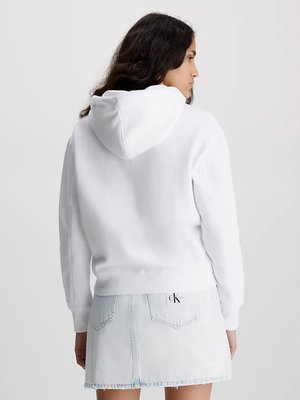 Embroidery mikina – Calvin Klein Jeans, Bílá barva Ženy