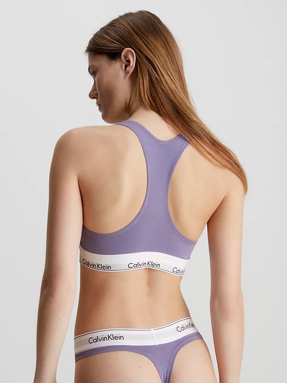 Módní Modern Cotton podprsenka, Fialová barva, 2023