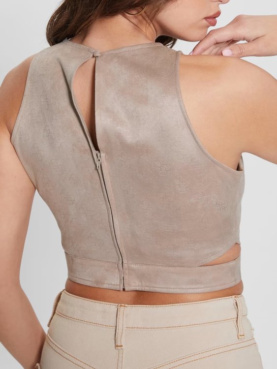GUESS, Béžová barva Naomi top