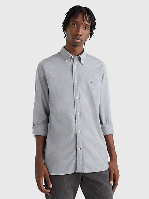 MW0MW25037-DW5 košile l/s – Tommy Hilfiger Muži