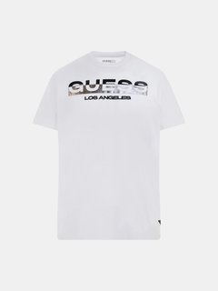 Luxusní Logo Tee triko, Bílá barva, S, M, L, XL