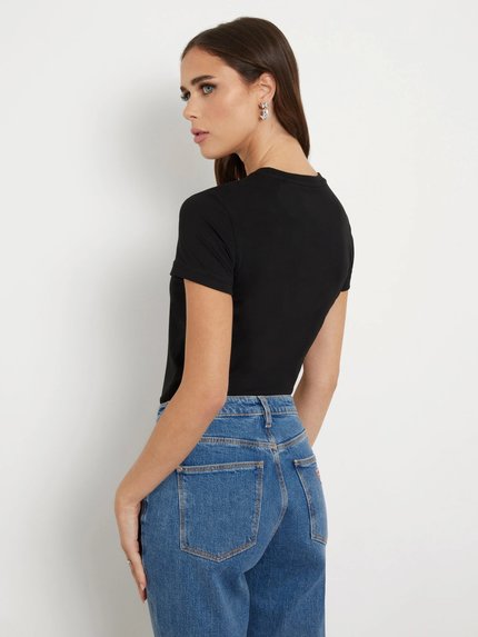 Módní Triangle Leo Triko, Černá barva, 2024