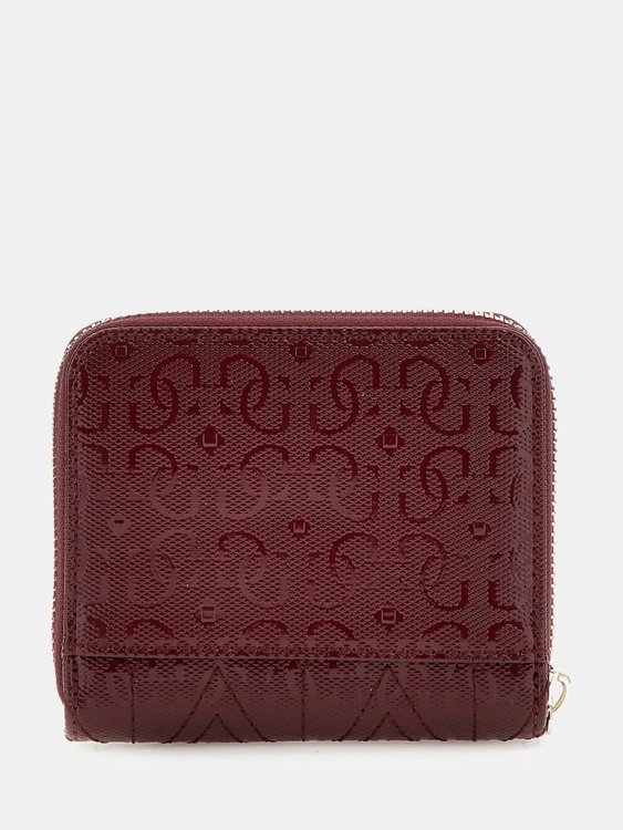 Adelard malá peněženka – GUESS, Vínová barva Ženy