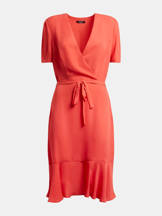 Módní Claire šaty, Červená barva, 2021