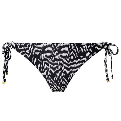 Módní Plavky - Spodní díl, Bílá, Černá barva, 2021