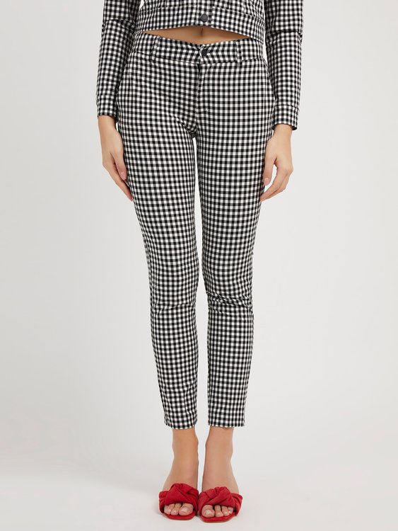 Zoe kalhoty – Guess, Bílá, Černá barva Ženy, Ženy 1