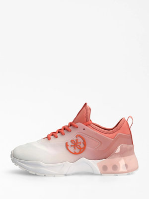 Teckie tenisky – Guess, Bílá, Růžová barva Ženy